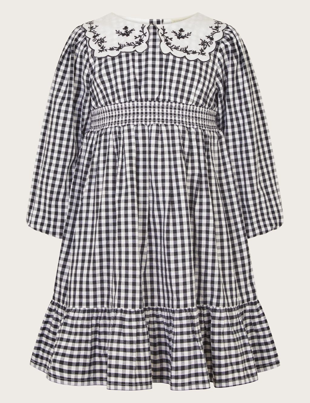 Pure Cotton Gingham Check Dress (3-13 Yrs)