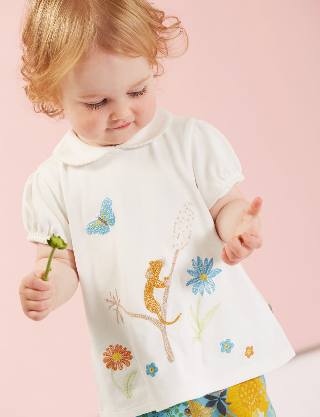 Organic Cotton Carlie Collar T-Shirt (0 Mths - 5 Yrs) image 3