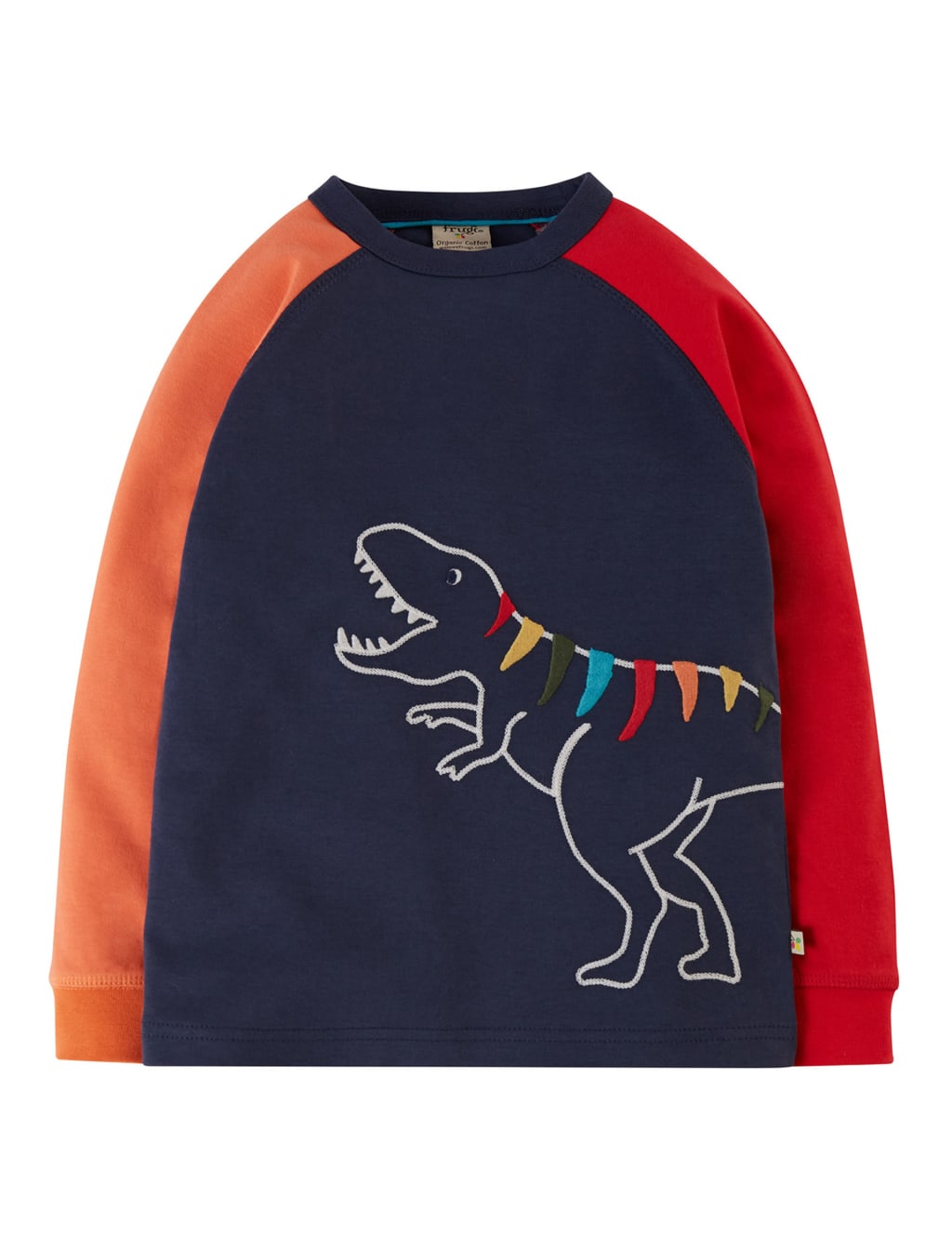 Organic Cotton Dinosaur T-Shirt (1.5-8 Yrs) image 1