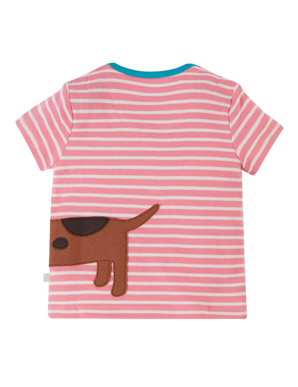 Organic Cotton Striped Animal T-Shirt (0-5 Yrs) image 2