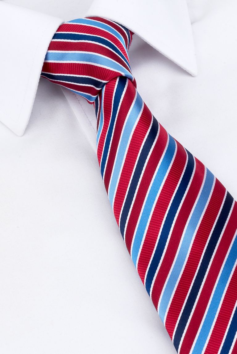 Machine Washable Striped Tie with Stain Resistant™ 1 of 1