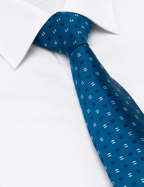 Machine Washable Textured Tie with Stain Resistance Image 1 of 1