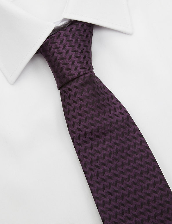 Made In Italy Pure Silk Tie Image 1 of 1