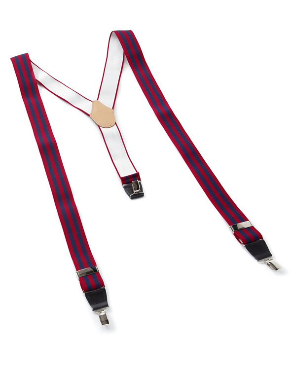 Made in England Adjustable Striped Braces Image 1 of 2