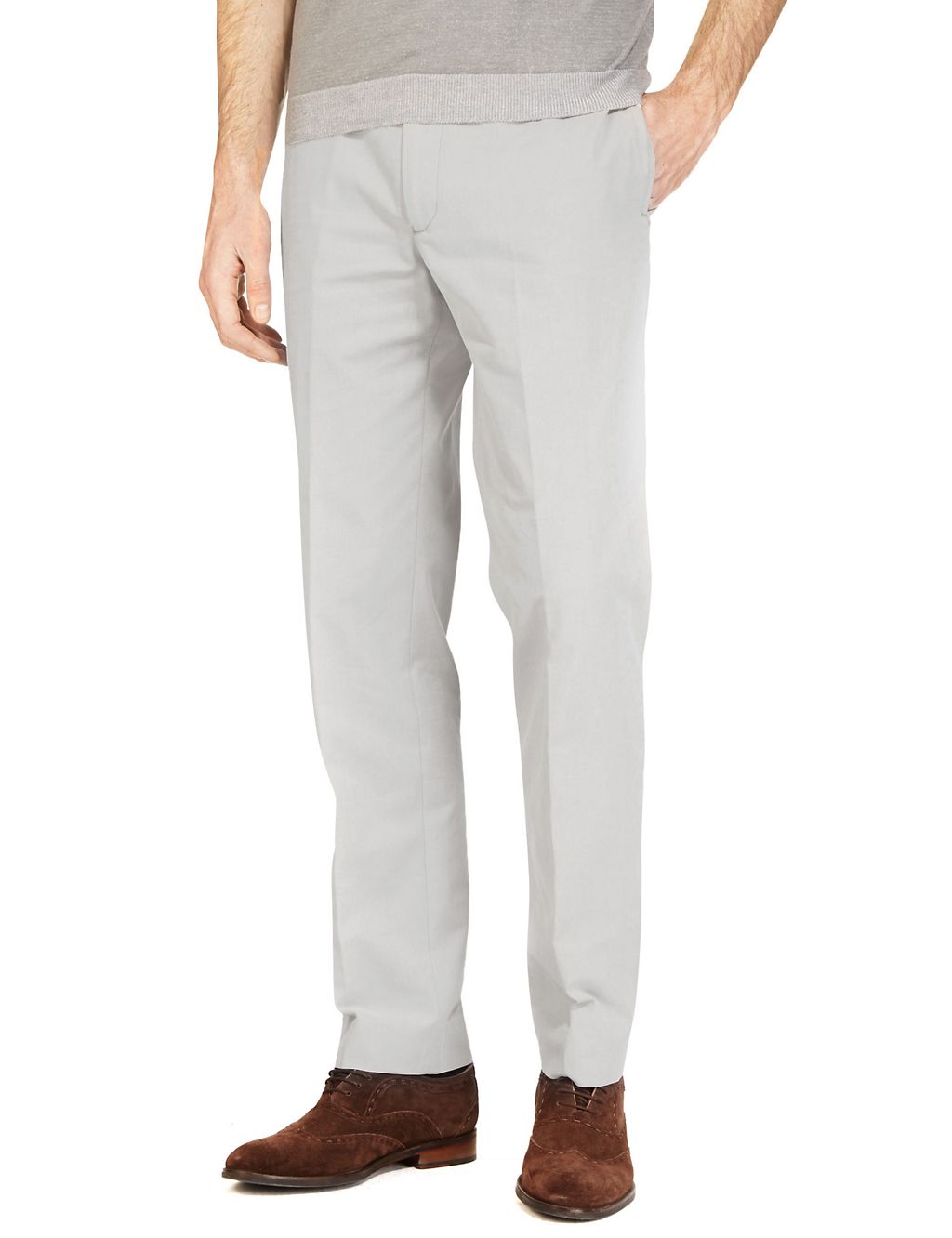 Made in Italy Pure Cotton Trousers 3 of 3