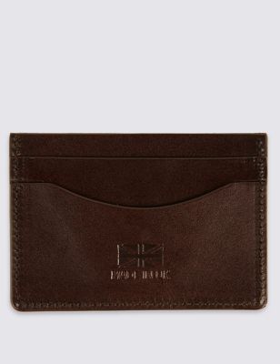 Made in the UK Leather Card Holder Image 1 of 2