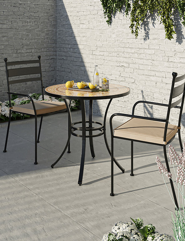 Madeira 2 Seater Bistro Table Chairs, 2 Seat High Top Table Outdoor