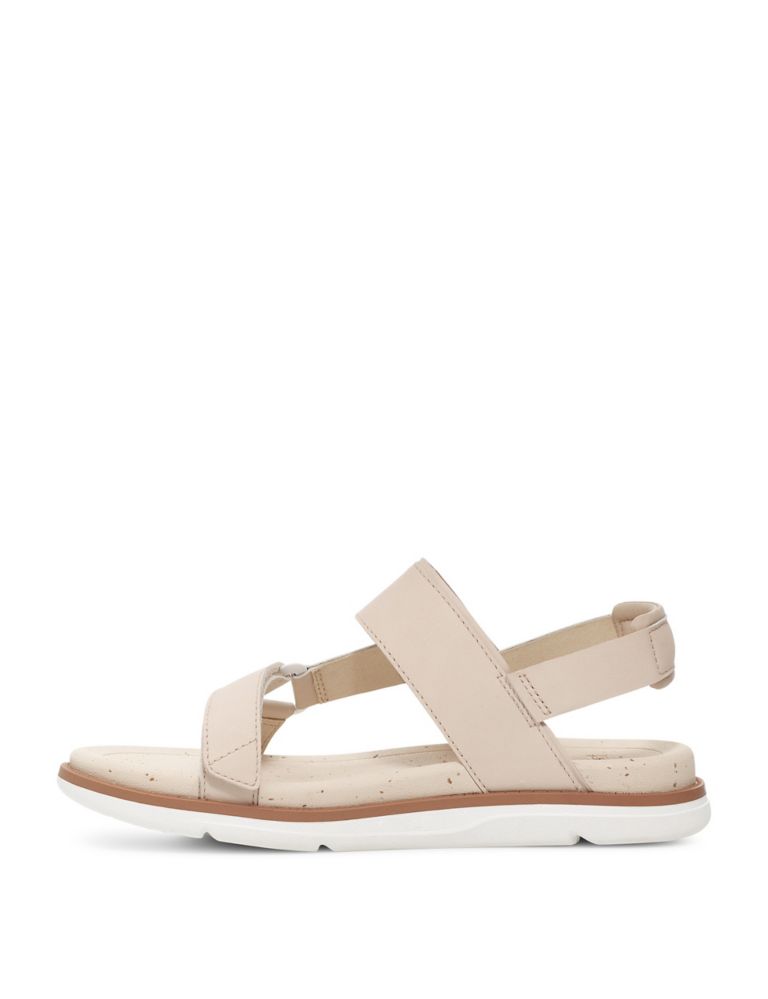 Madera Leather Flat Slingback Sandals 3 of 6