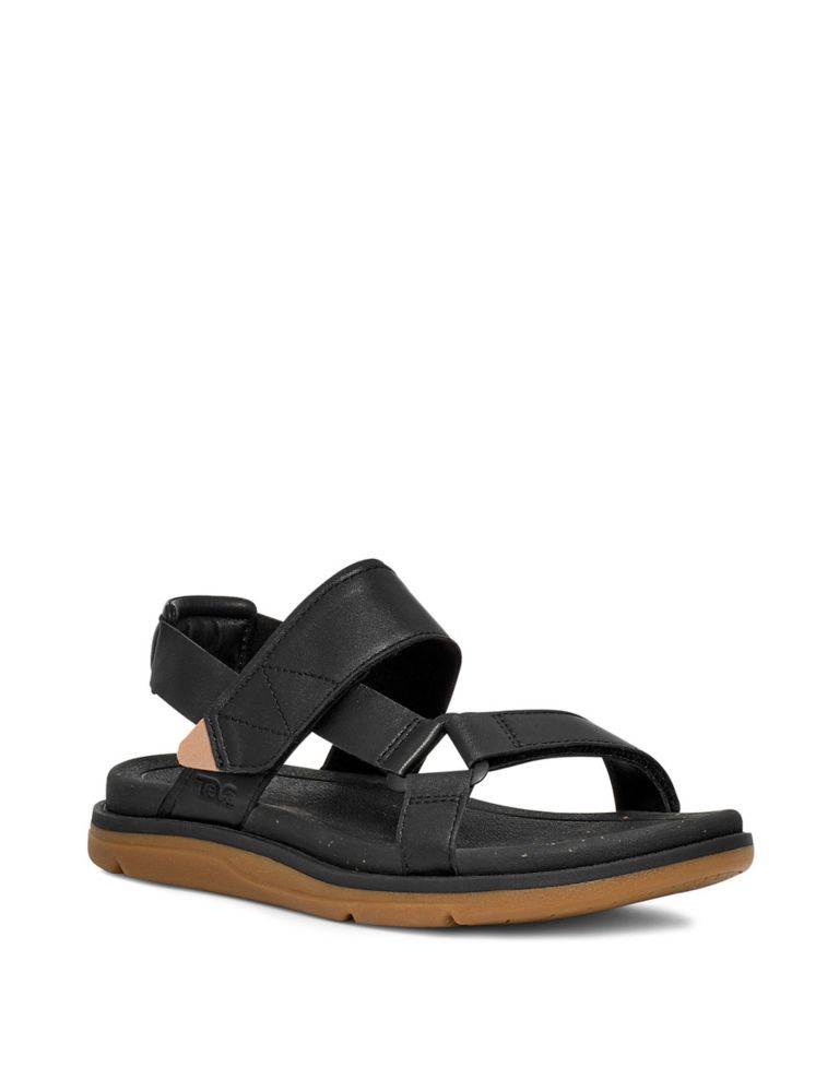 Madera Leather Flat Slingback Sandals 2 of 5