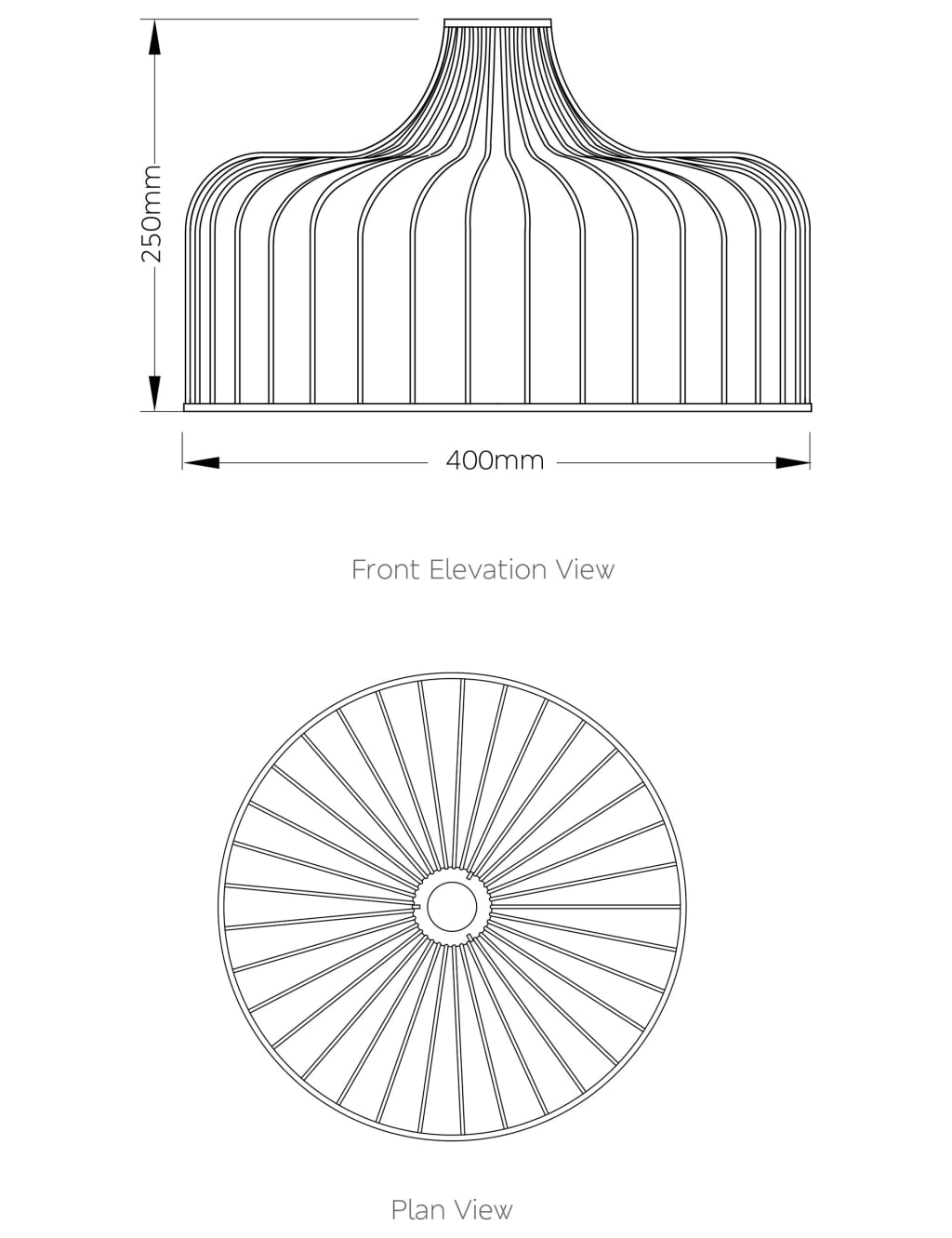 Madrid Ceiling Lamp Shade M&S Collection M&S