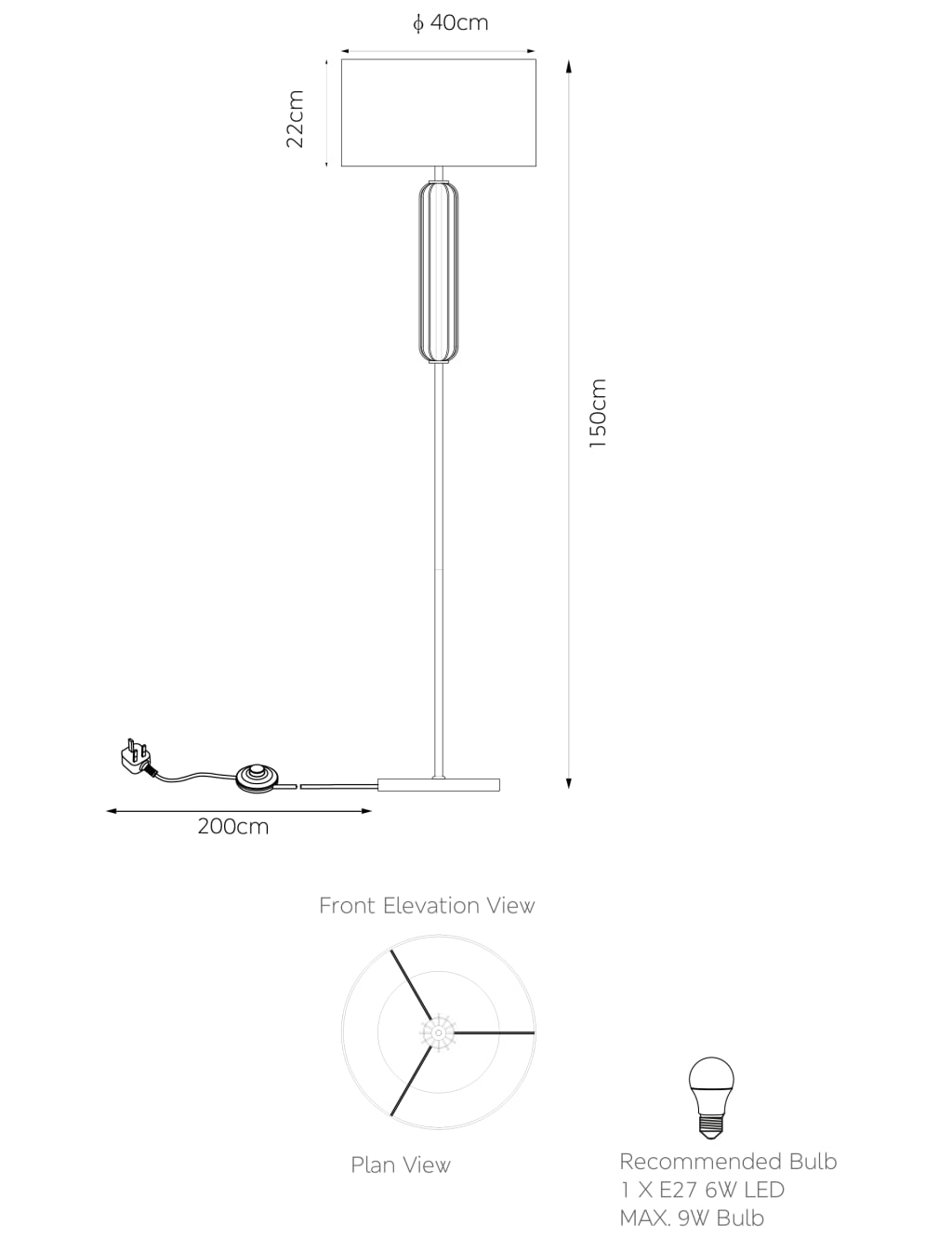 Madrid Floor Lamp 6 of 6