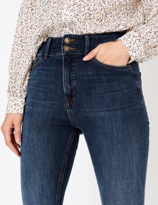 marks and spencer high waisted skinny jeans