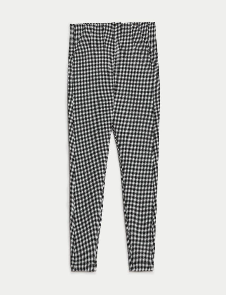 Women's Houndstooth Leggings, Perfect for the Office, Work From