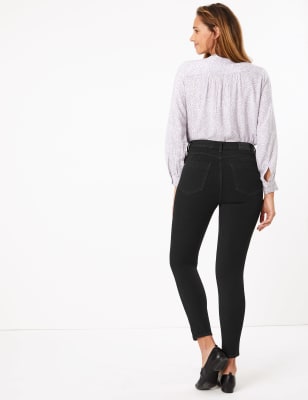 marks and spencer high waisted skinny jeans