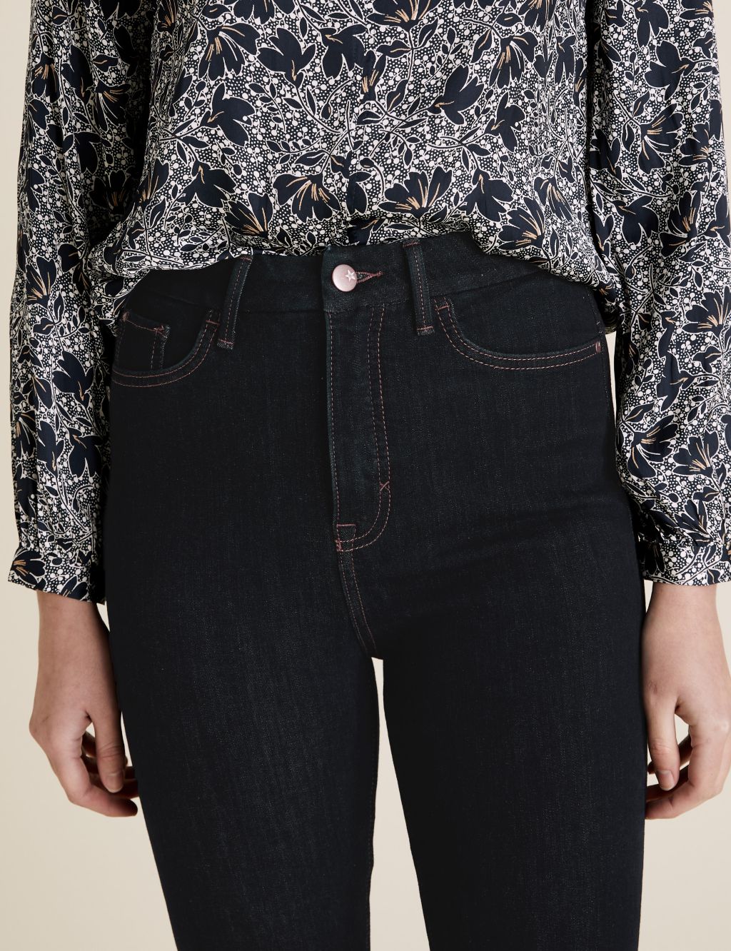 Magic Shaping High Waisted Skinny Jeans | M&S Collection | M&S