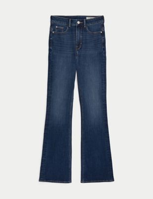 Magic Shaping High Waisted Slim Flare Jeans Image 2 of 6