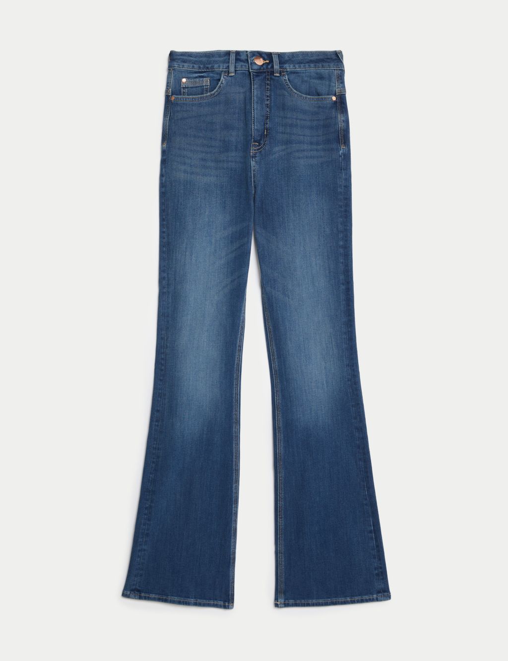 Buy Magic Shaping High Waisted Slim Flare Jeans | M&S Collection | M&S