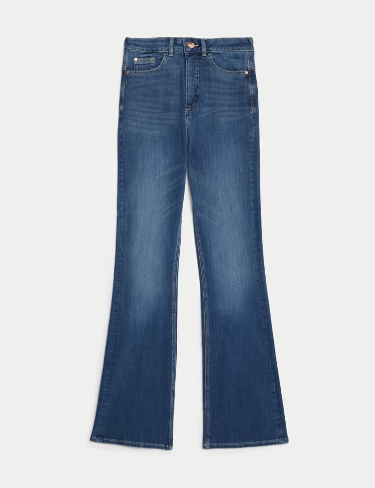 Magic Shaping High Waisted Slim Flare Jeans, M&S Collection