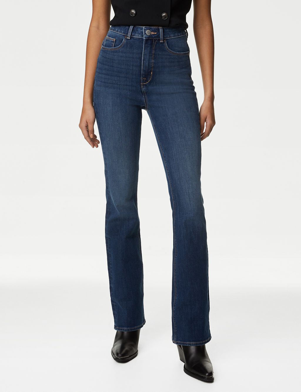 Magic Shaping High Waisted Slim Flare Jeans 4 of 6