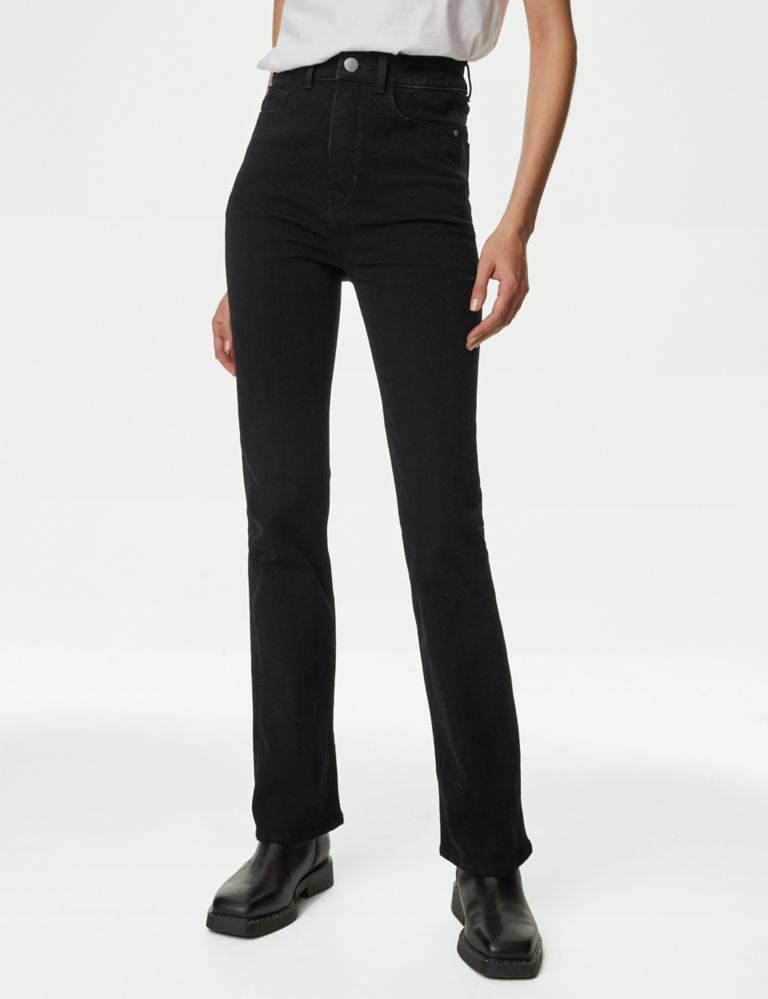 Magic Shaping High Waisted Slim Flare Jeans | M&S Collection | M&S