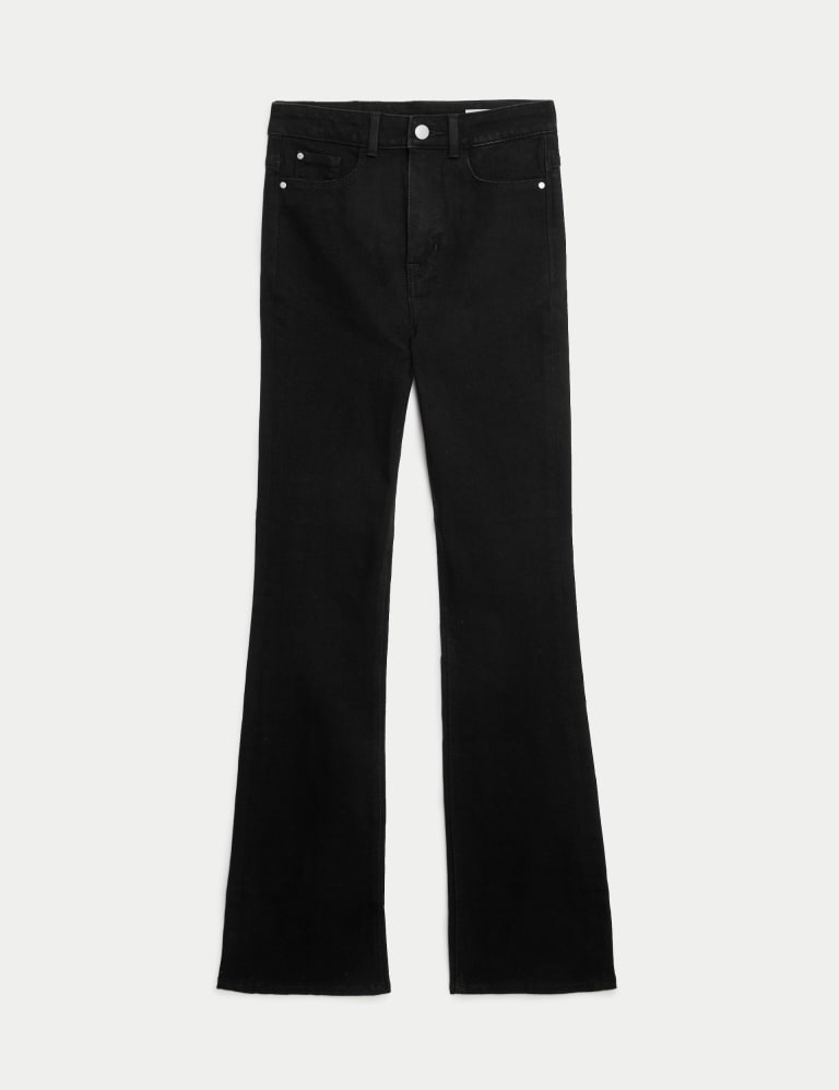 Marks & Spencer HIGH WAISTED - Jeggings - black denim/black