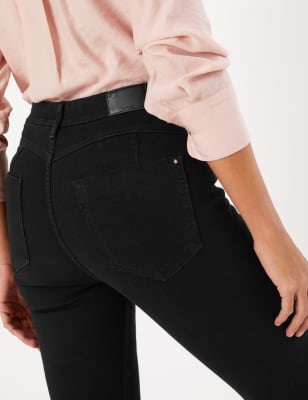 high waisted lift and shape jeans