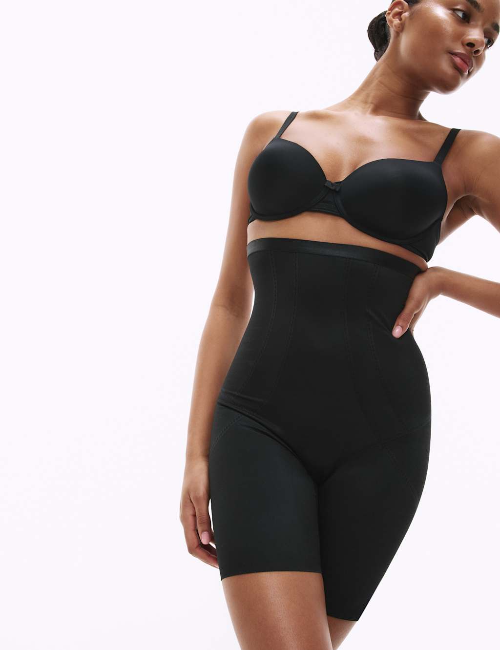 NEW M&S INVISIBLE SHAPING FIRM CONTROL 'WAIST CINCHER FOR TUMMY