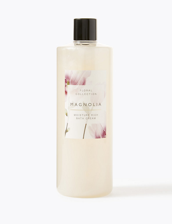 Magnolia Bath Cream 500ml Image 1 of 2