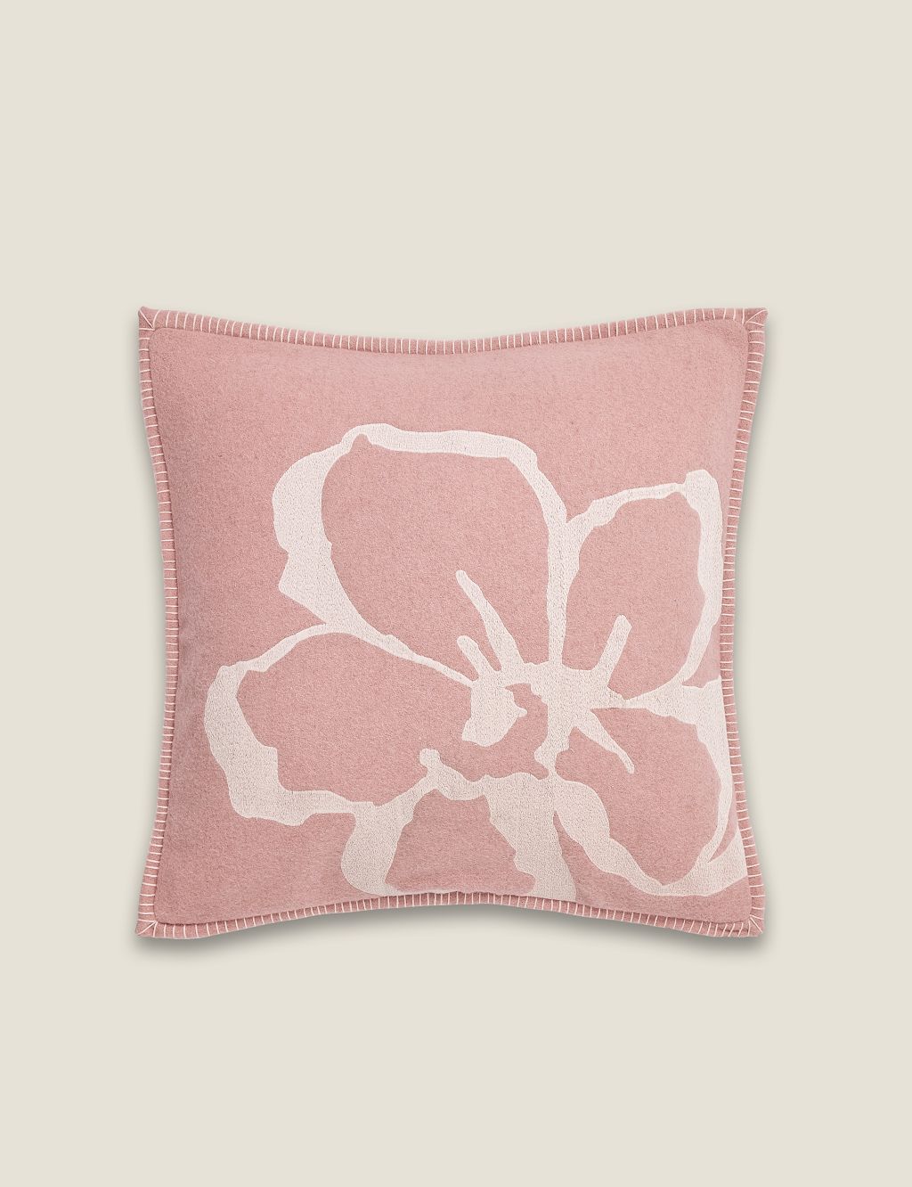 Magnolia Embroidered Cushion 3 of 3
