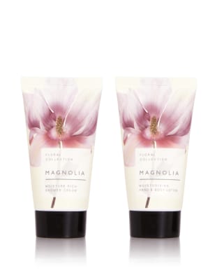 Magnolia Mini Body Shower Gel Set Floral Collection M S