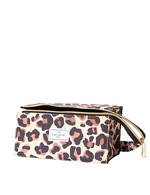 Makeup Box Bag In Leopard Print Image 2 of 5