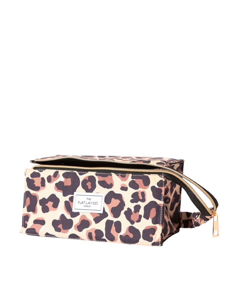 Makeup Box Bag In Leopard Print | Flat Lay Co | M&S