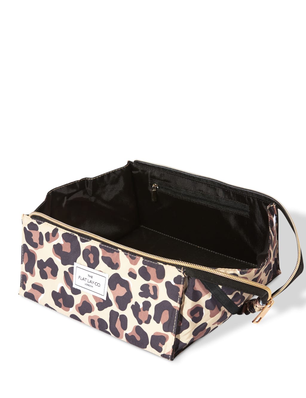 Makeup Box Bag In Leopard Print Flat Lay Co M&S