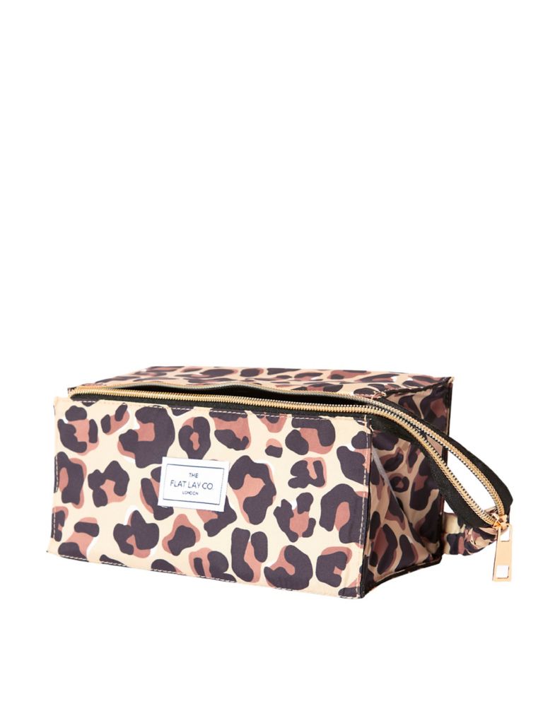 Makeup Box Bag In Leopard Print 4 of 5