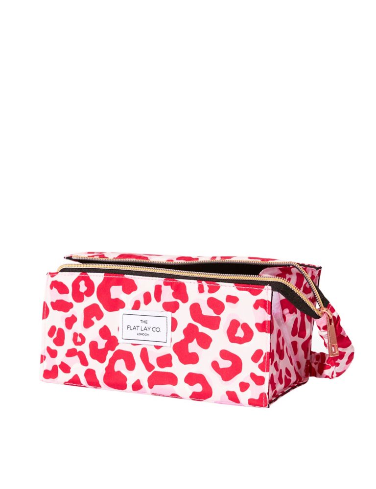 Makeup Box Bag In Pink Leopard 4 of 5
