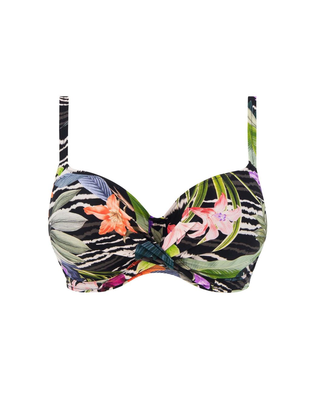 Maldives Floral Wired Full Cup Bikini Top 1 of 5