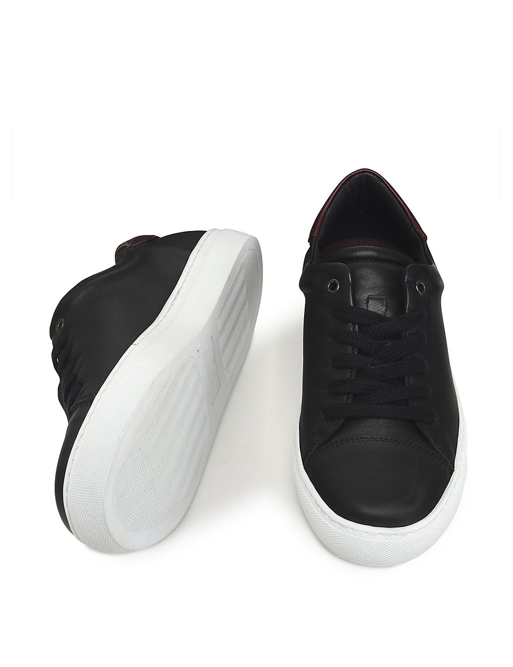 Malton 2.0 Leather Lace Up Trainers 1 of 3