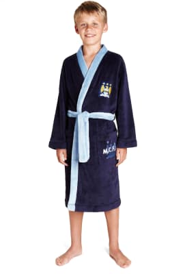 Manchester City F.C Dressing Gown with StayNEW M S