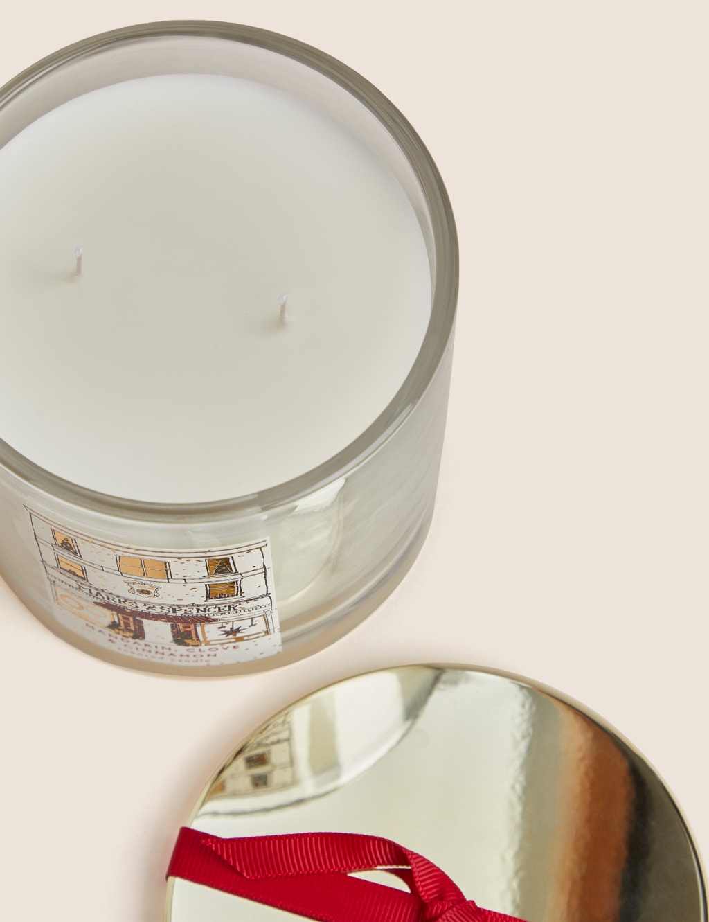 Mandarin, Clove & Cinnamon Scented Candle M&S Collection M&S