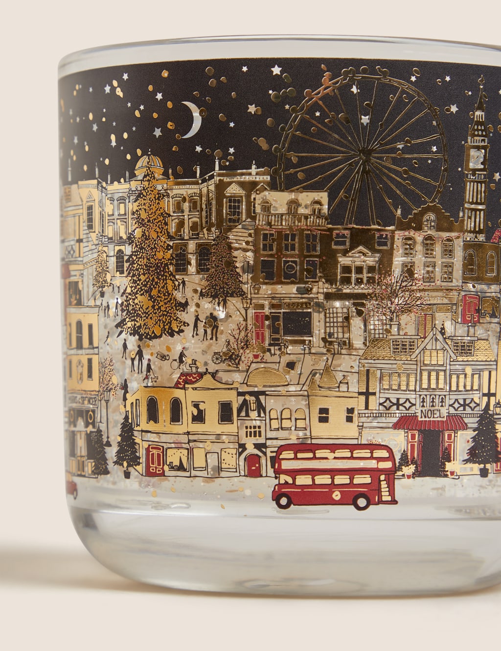 Mandarin, Clove & Cinnamon Town House Light Up Candle M&S Collection