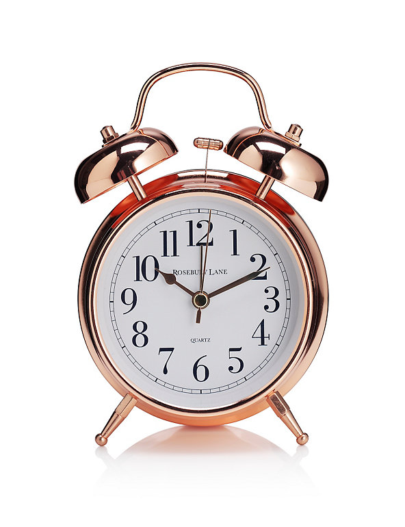 Mantel Twin Bell Alarm Clock Image 1 of 2
