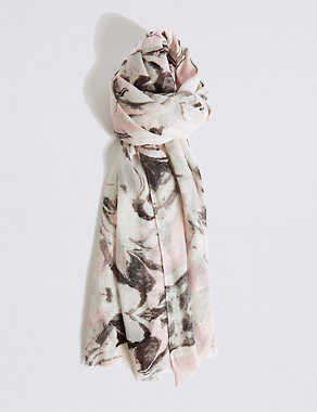 Marble Shimmer Print Scarf Image 2 of 3