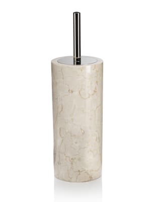 Marble Toilet Brush & Holder M&S
