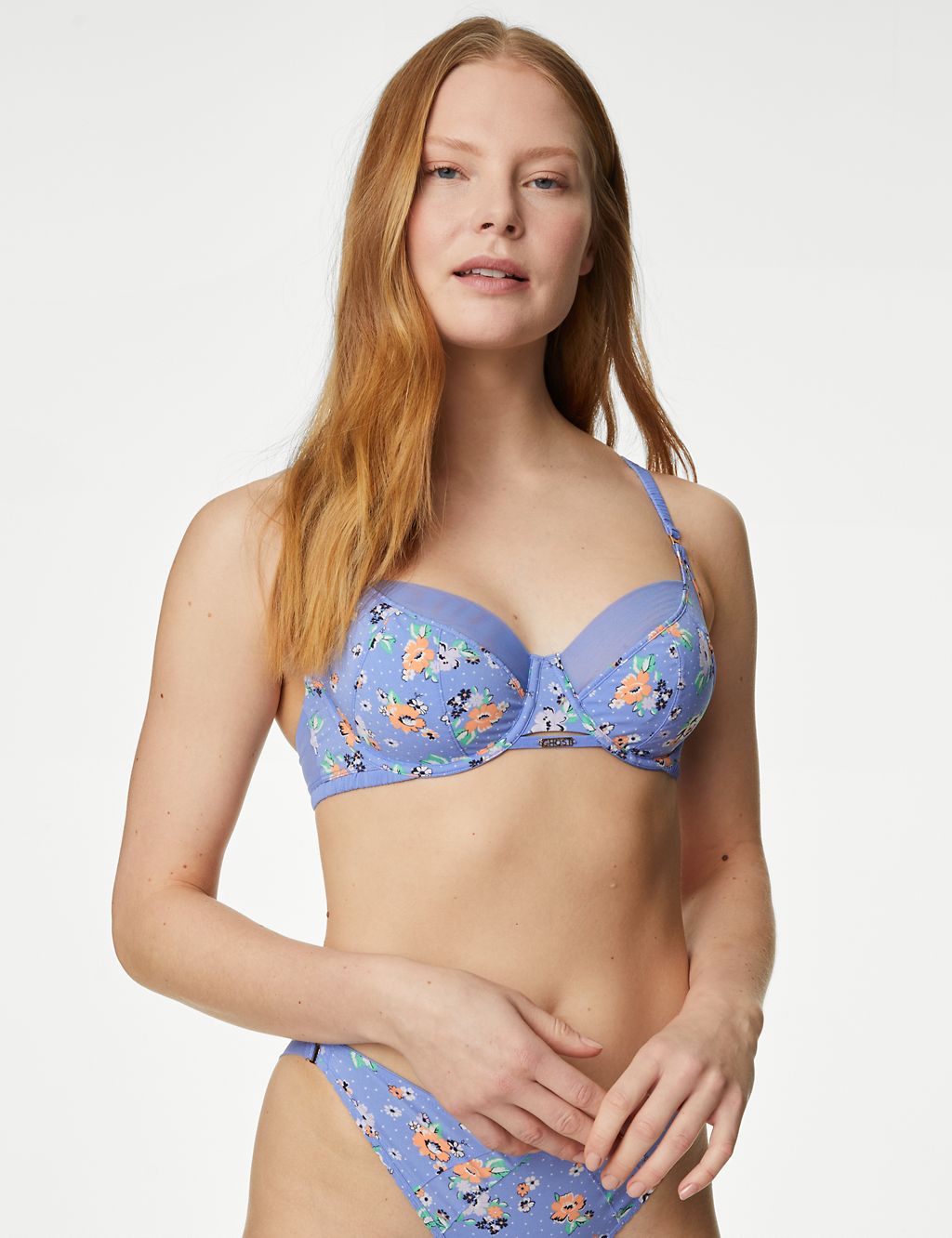Marie Print Wired Full Cup Bra (A-E) 2 of 7