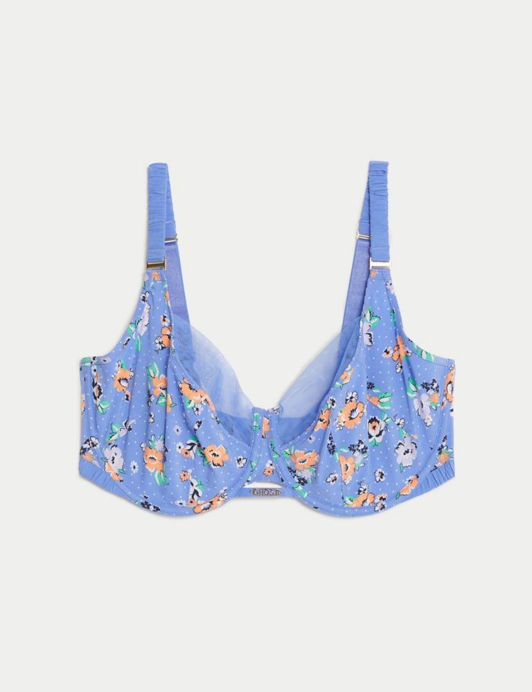Marie Print Wired Full Cup Bra (F-H) 2 of 7