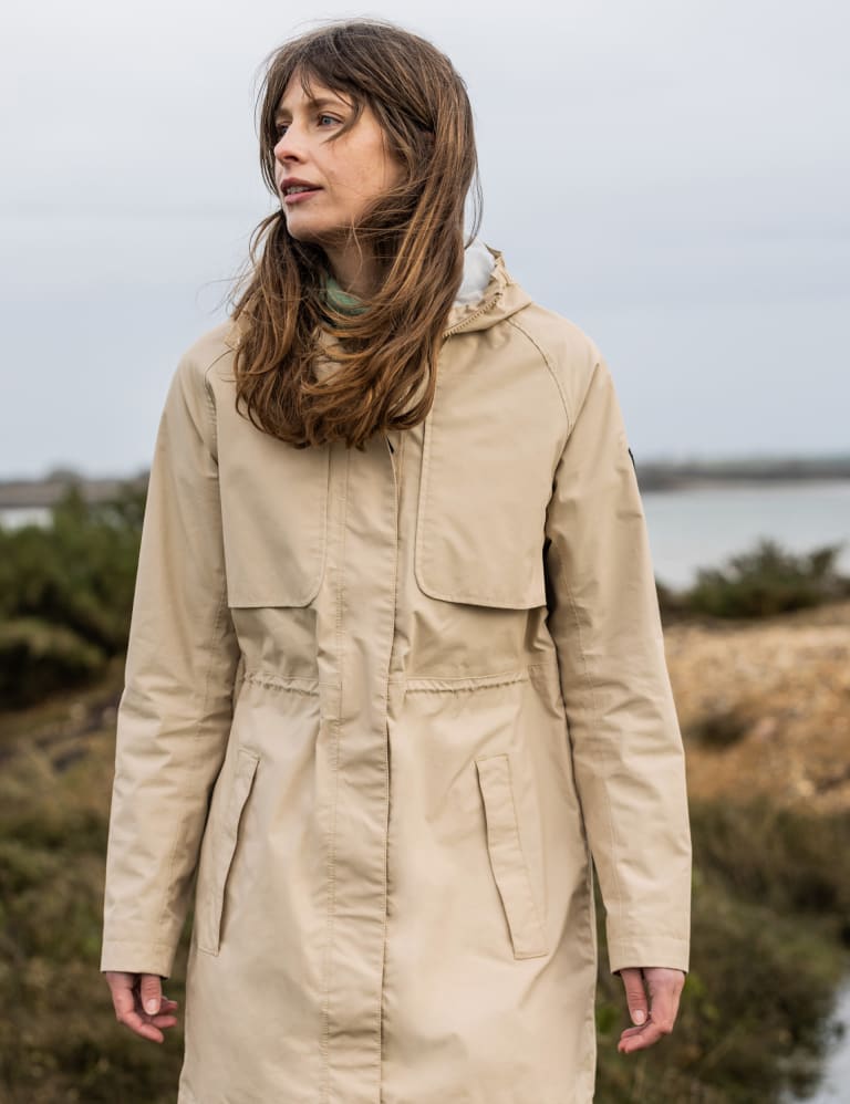 Waterproof trench cheap coat with hood