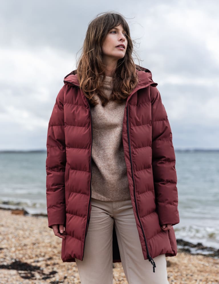 Marina Waterproof Padded Longline Coat