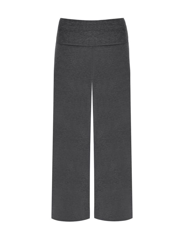 Marl Elasticated Waist Relaxed Trousers 2 of 4