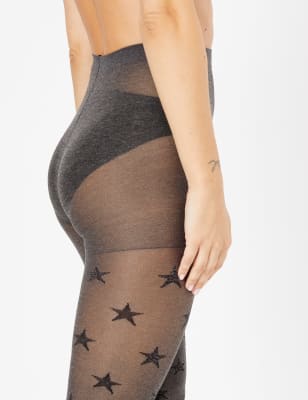 marks and spencer patterned tights
