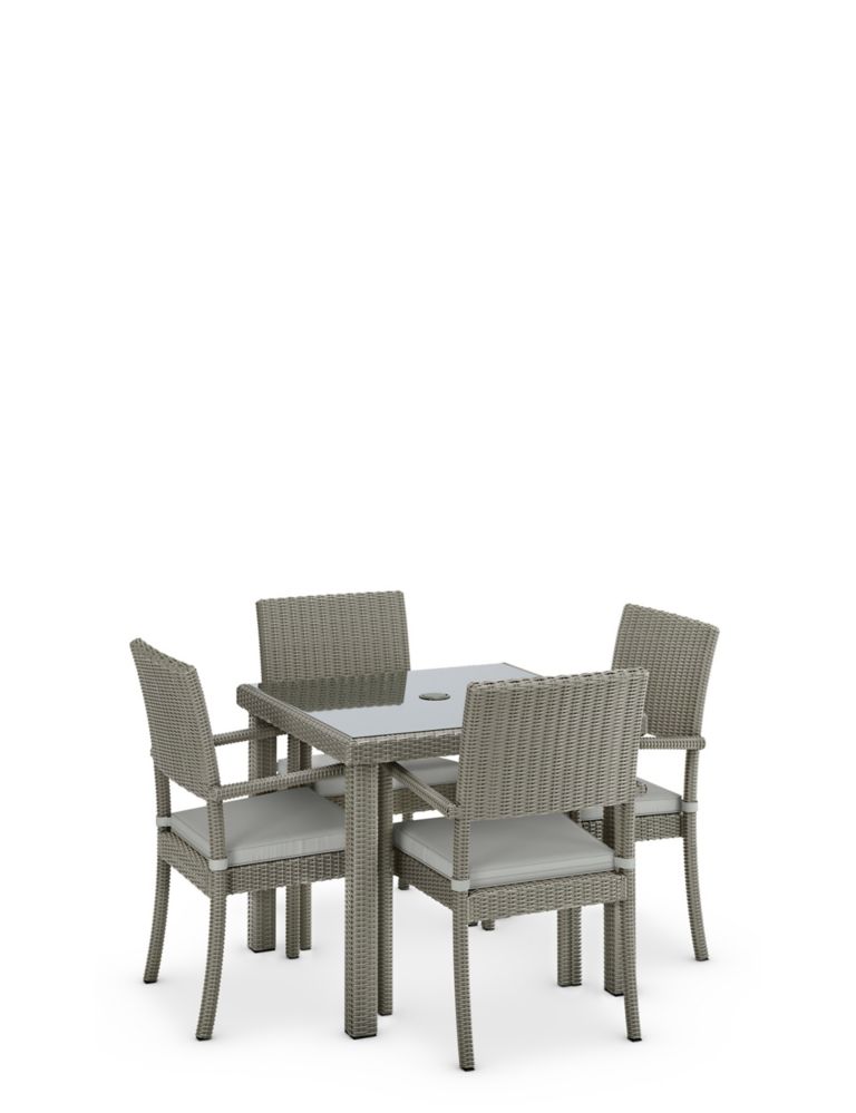 Marlow 4 Seater Garden Table and Chairs 2 of 8